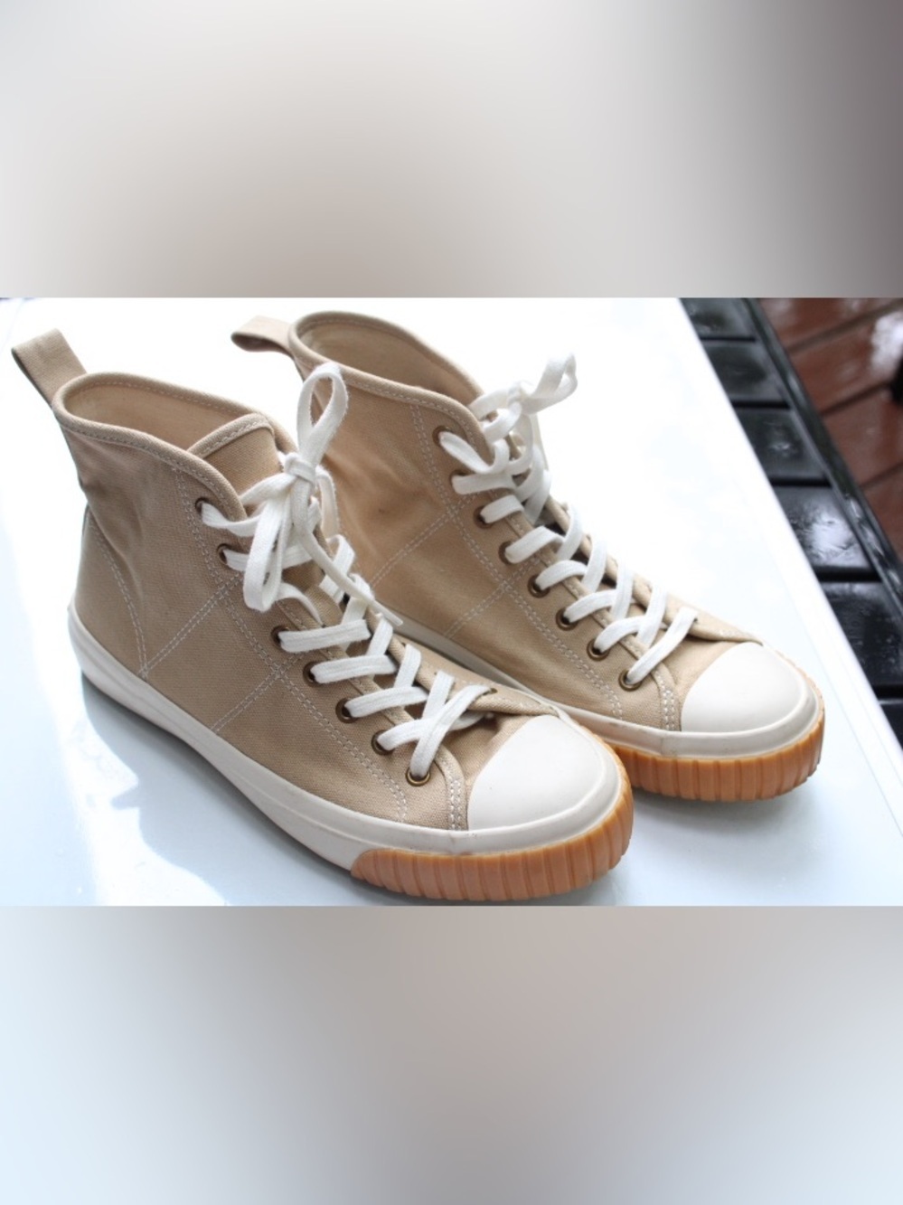 J. Crew classic high top sneakers